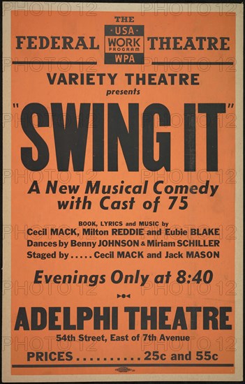 Swing It, New York, 1937. Creator: Unknown.