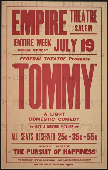 Tommy, Salem, MA, [193-]. Creator: Unknown.