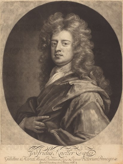 Godfrey Kneller, 1694. Creator: John Smith.