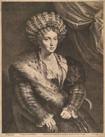 Isabella d'Este. Creator: Lucas Vorsterman.