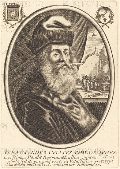 Raymond Lulle. Creator: Balthasar Moncornet.