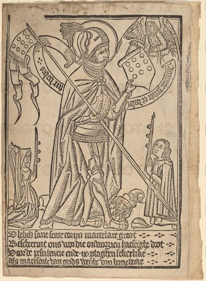 Saint George (?), c. 1490. Creator: Unknown.