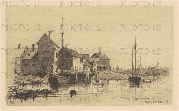 Fish-Houses, 1881. Creator: Charles A Platt.
