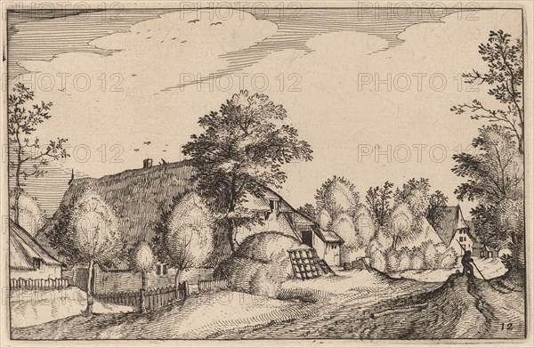 Village Road. Creator: Claes Jansz Visscher.