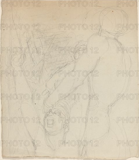 Two Fighting Figures. Creator: John Flaxman.