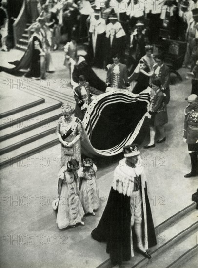 'Leaving The Abbey', 1947. Creator: Unknown.