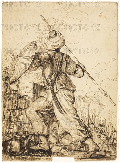 A Turkish Soldier, n.d. Creator: James Durno.