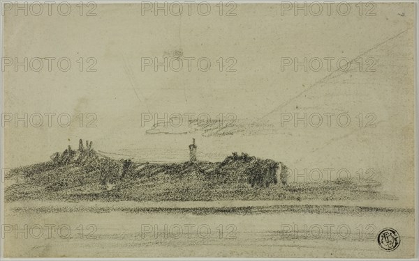 Castle on Shore, n.d. Creator: Thomas Girtin.