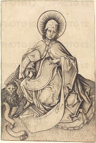 Saint Mark, c. 1460/1465. Creator: Master ES.