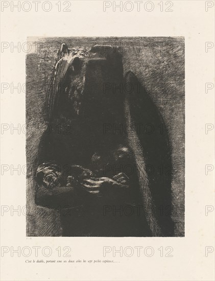 C'est le Diable, 1888. Creator: Odilon Redon.