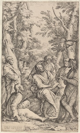 The Academy of Plato. Creator: Salvator Rosa.