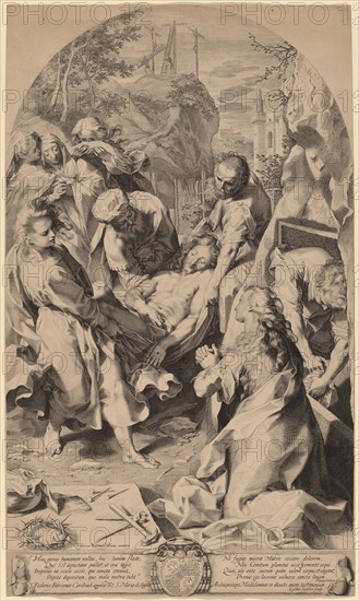 The Entombment. Creator: Aegidius Sadeler II.