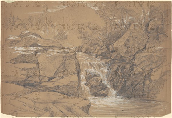 Swiftwater, 1854. Creator: Daniel Huntington.