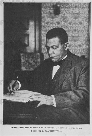 Booker T. Washington, 1907. Creator: Unknown.