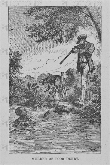 Murder of poor Denby, 1882. Creator: Unknown.