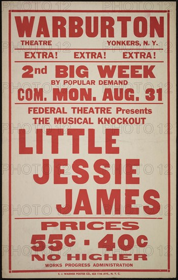 Little Jessie James, [193-]. Creator: Unknown.
