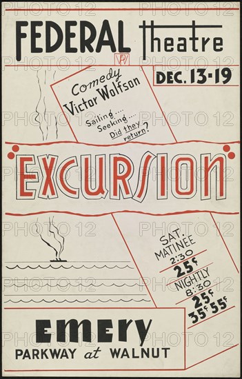 Excursion, Cincinnati, 1937. Creator: Unknown.