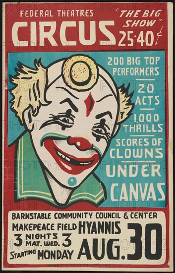 Circus, Hyannis, MA, [193-]. Creator: Unknown.