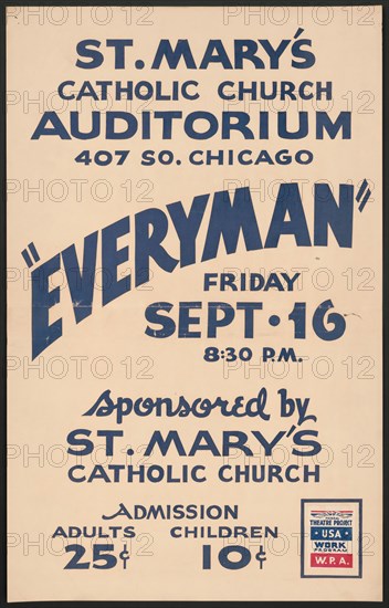 Everyman, Los Angeles, 1938. Creator: Unknown.