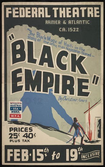 Black Empire, Seattle, 1938. Creator: Unknown.