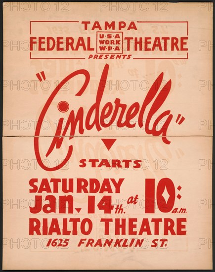 Cinderella, Tampa, FL, 1936. Creator: Unknown.