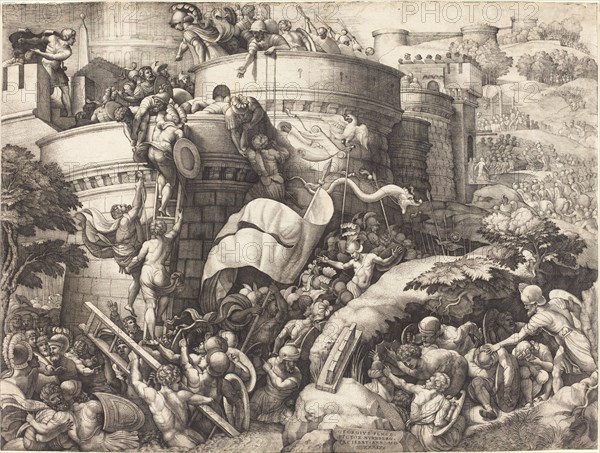 The Taking of Cartagena. Creator: Georg Pencz.