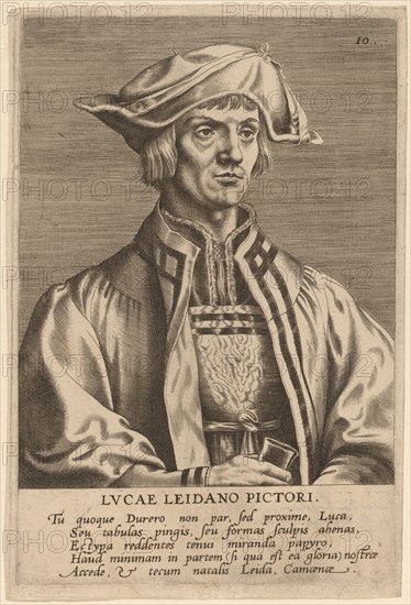 Lucas van Leyden. Creator: Hieronymous Wierix.