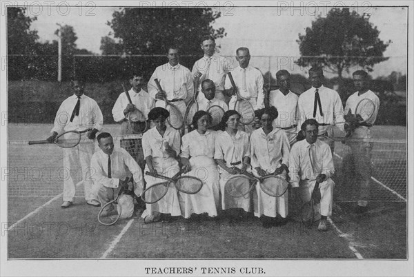 Teacher's Tennis Club, 1915. Creator: Unknown.