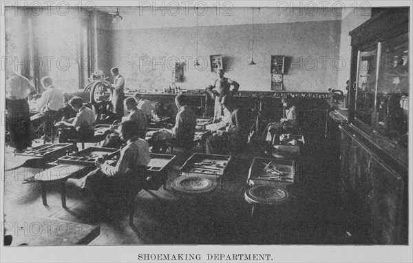 Shoemaking Department, 1915. Creator: Unknown.