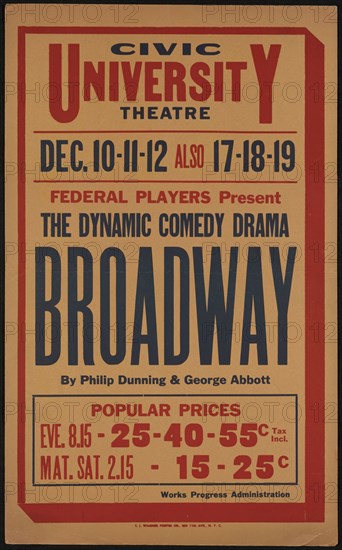 Broadway, Syracuse, NY, 1936. Creator: Unknown.