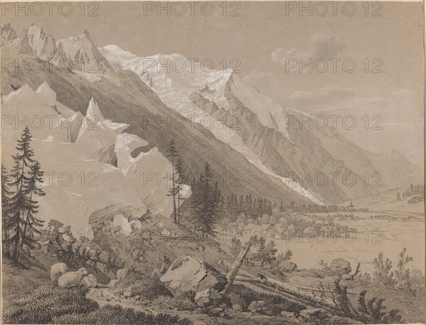 Vue du Mont Blanc. Creator: Jean-Antoine Linck.