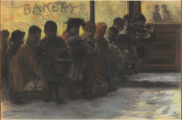 Breadline, 1900. Creator: George Benjamin Luks.