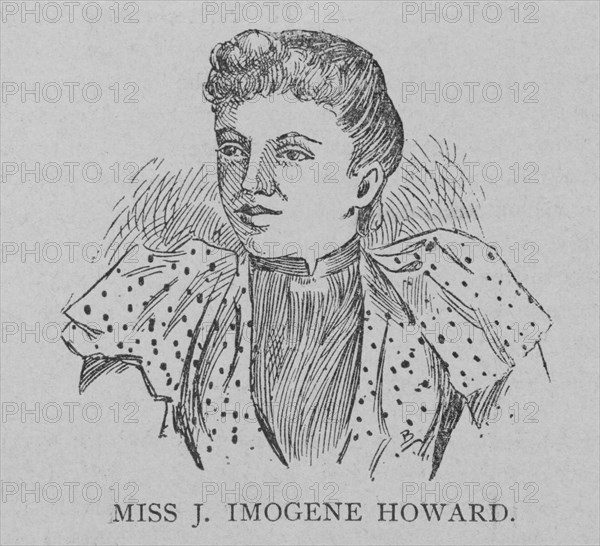 Miss J. Imogene Howard, 1892. Creator: Unknown.
