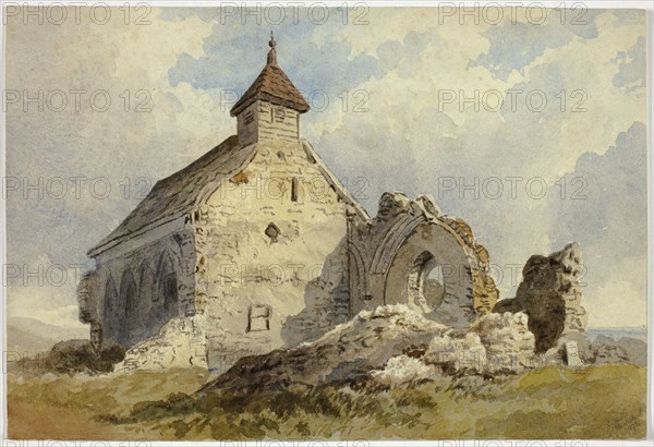 Chapel Ruins, 1872. Creator: Charles John Hills.