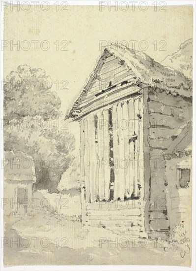 Side of Rotting Barn, 1800/10. Creator: Unknown.