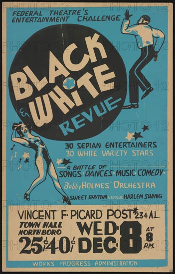 Black and White Revue, [193-]. Creator: Unknown.