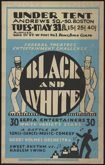 Black and White Revue, [193-]. Creator: Unknown.