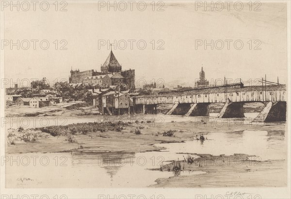 Hartford Bridge, 1885. Creator: Charles A Platt.