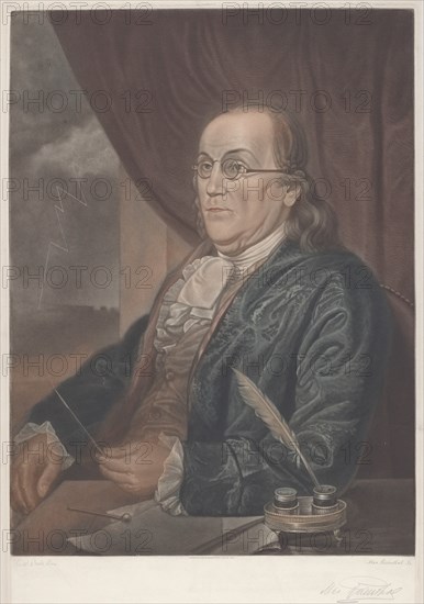 Benjamin Franklin, 1901. Creator: Max Rosenthal.