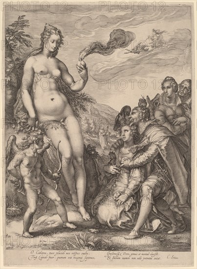 The Cult of Venus, 1596. Creator: Jan Saenredam.