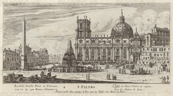 S. Pietro, 1640-1660. Creator: Israel Silvestre.