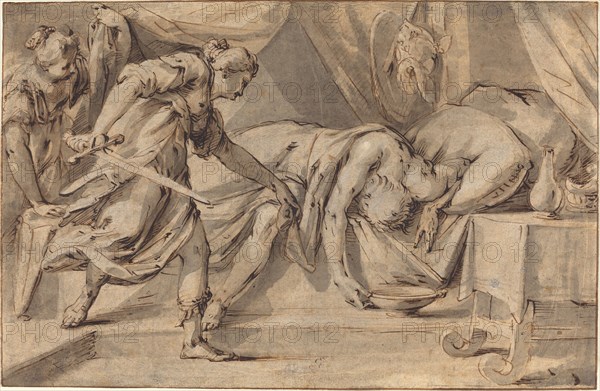 Judith and Holofernes. Creator: Hans von Aachen.