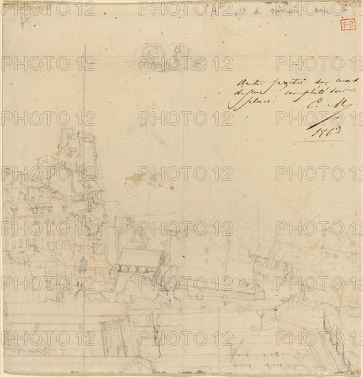 College Henri IV, 1863. Creator: Charles Meryon.