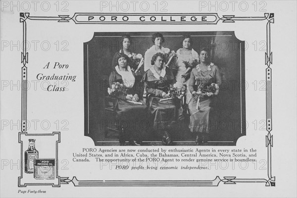 A Poro graduating class, 1922. Creator: Unknown.