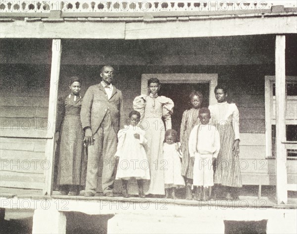 A Liberian family group, 1906. Creator: Unknown.