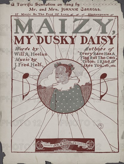 'Maizy, my dusky daisy', 1901. Creator: Unknown.