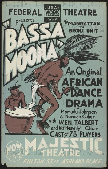 Bassa Moona, New York, [1930s]. Creator: Unknown.