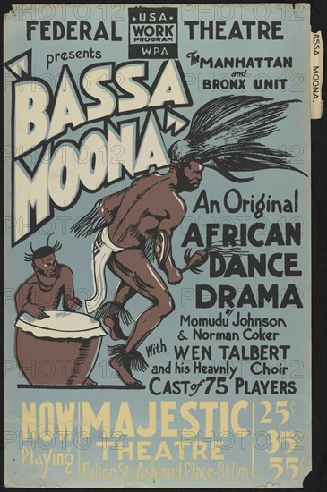 Bassa Moona, New York, [1930s]. Creator: Unknown.