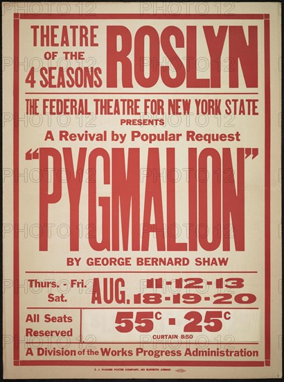 Pygmalion, Roslyn, NY, [1930s]. Creator: Unknown.