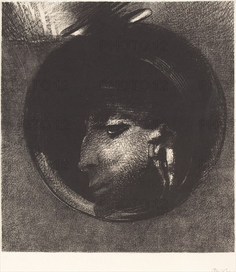 Cellule Auriculaire, 1894. Creator: Odilon Redon.